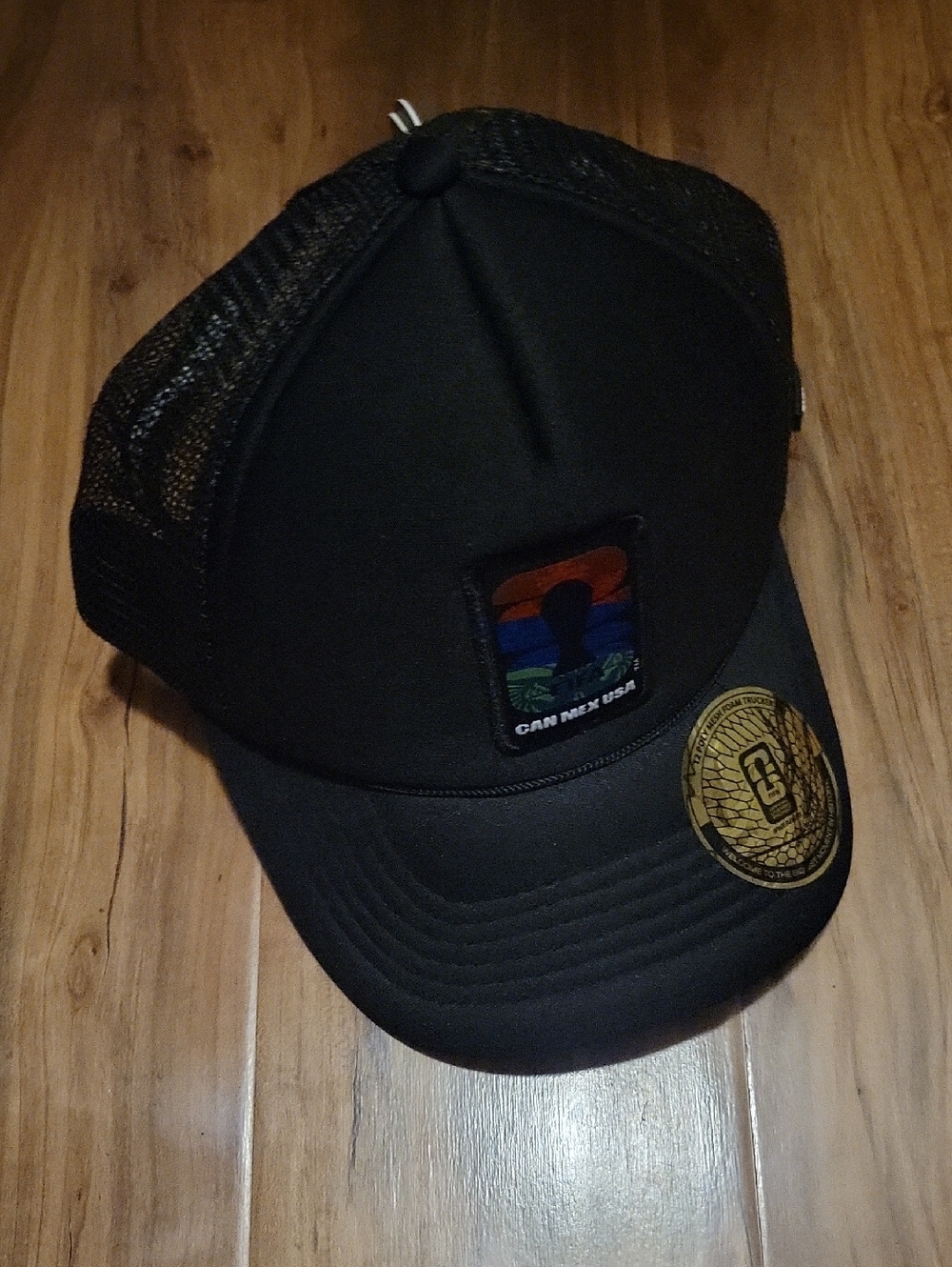 Goorin Bros Black Trucker Cap with Multicolor Patch 2026 FIFA WORLD CUP *New*